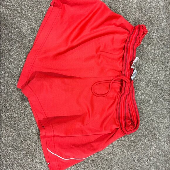 Nike Dri-Fit Women’s Shorts XL Pink Coral Running Training Gym Athletic - Picture 3 of 4